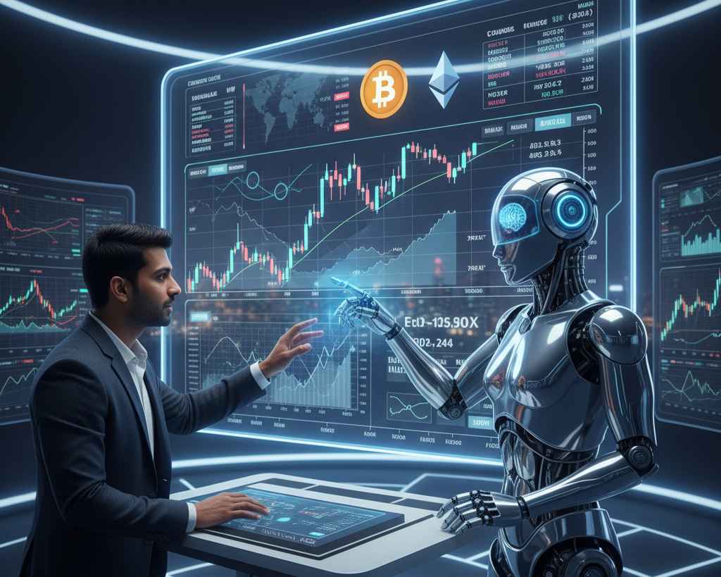 Combining AI insights with human expertise for refining crypto strategies.