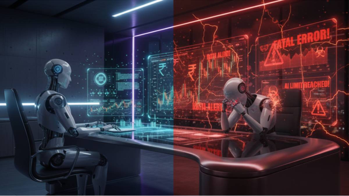 Visual representation of strengths and limitations of AI in crypto trading.