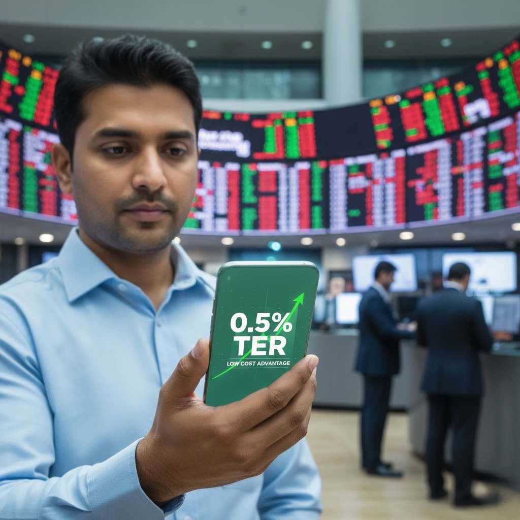 Person checking his TER on phone