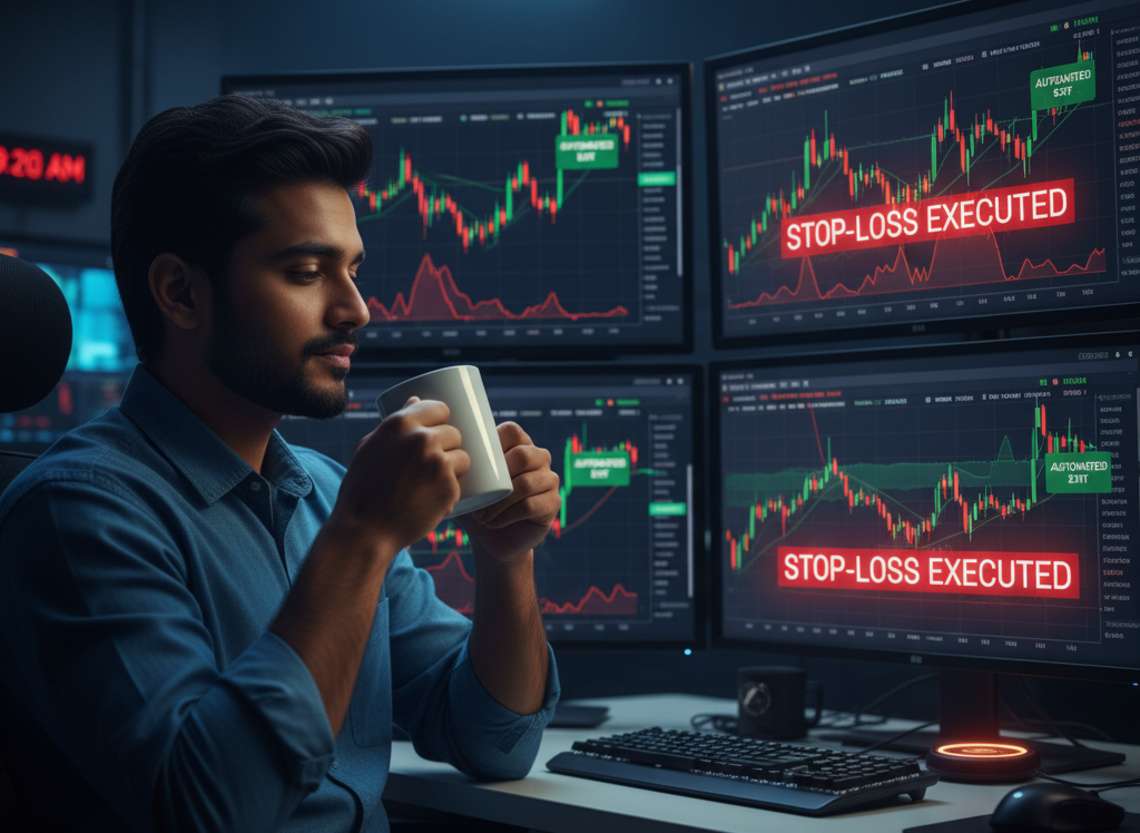 Automated stop-loss execution during Indian market open