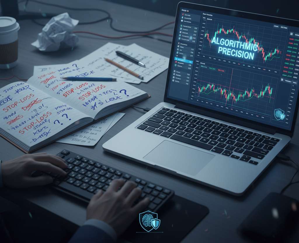 Human vs AI stop-loss discipline India comparison