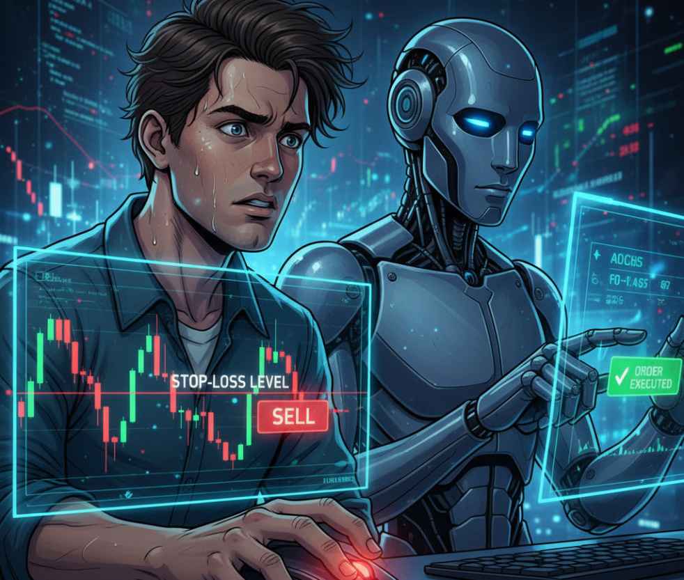 AI automation removing emotion from stop-loss trading