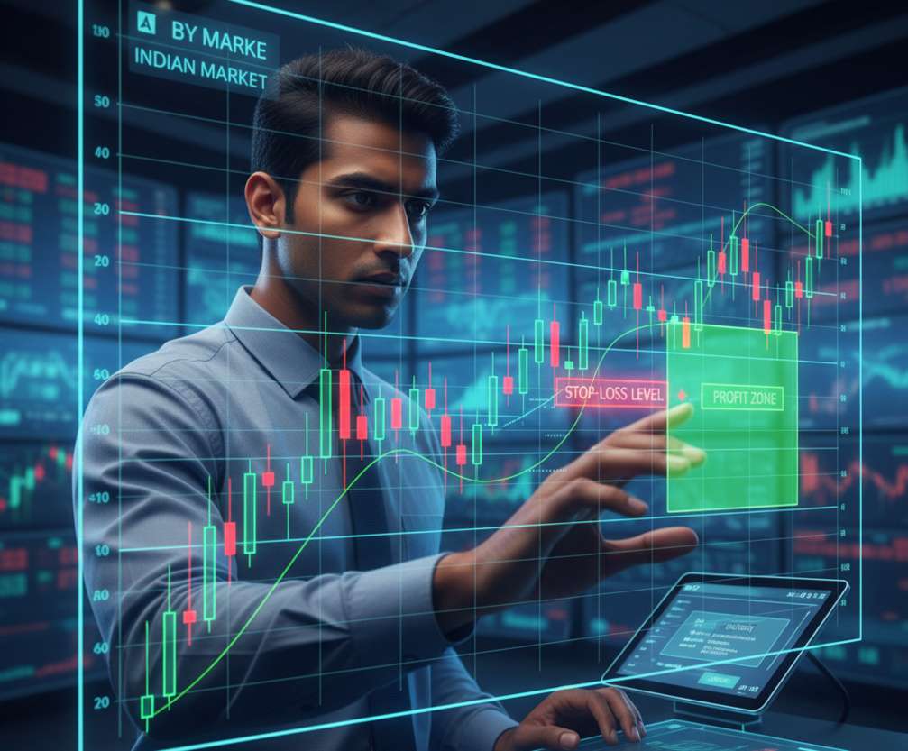 AI predicting stop-loss triggers in Indian stock charts