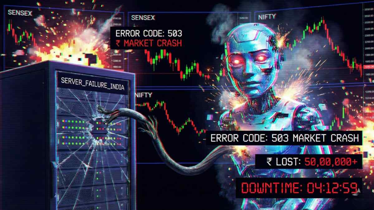 AI trading bot with error screen