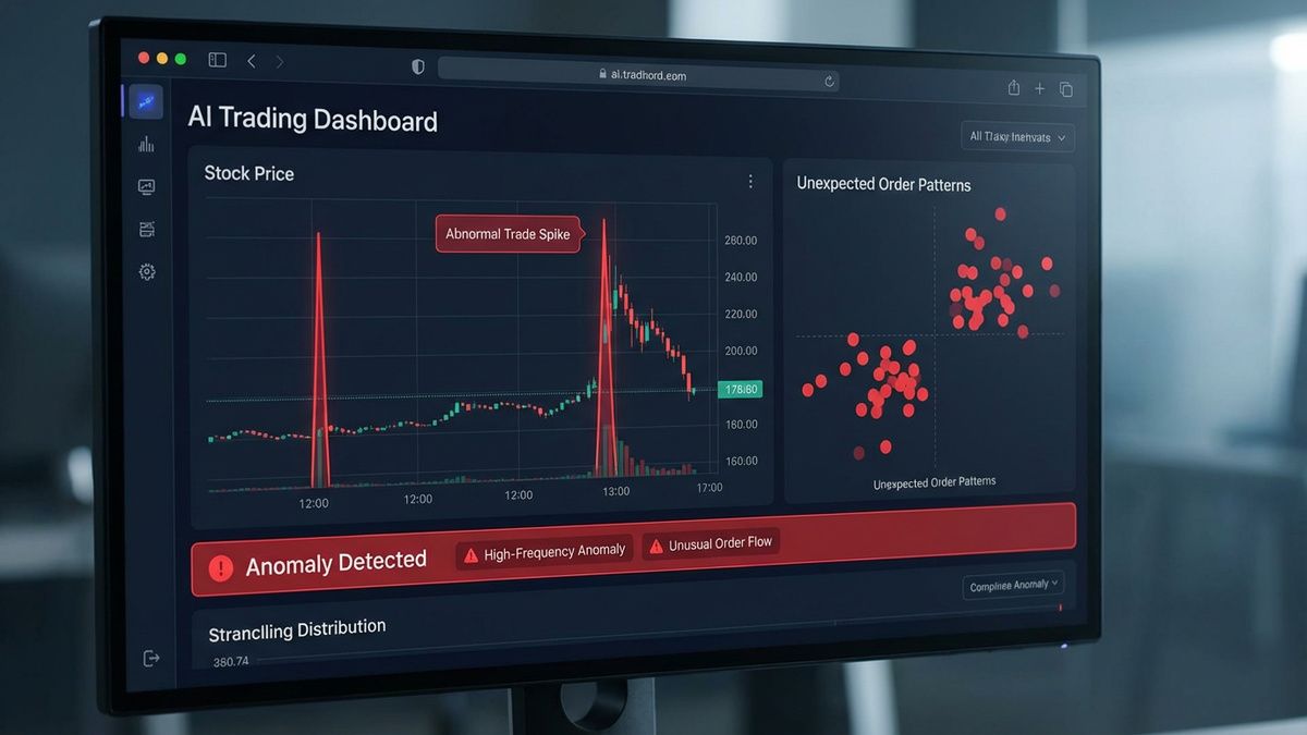 AI trading dashboard