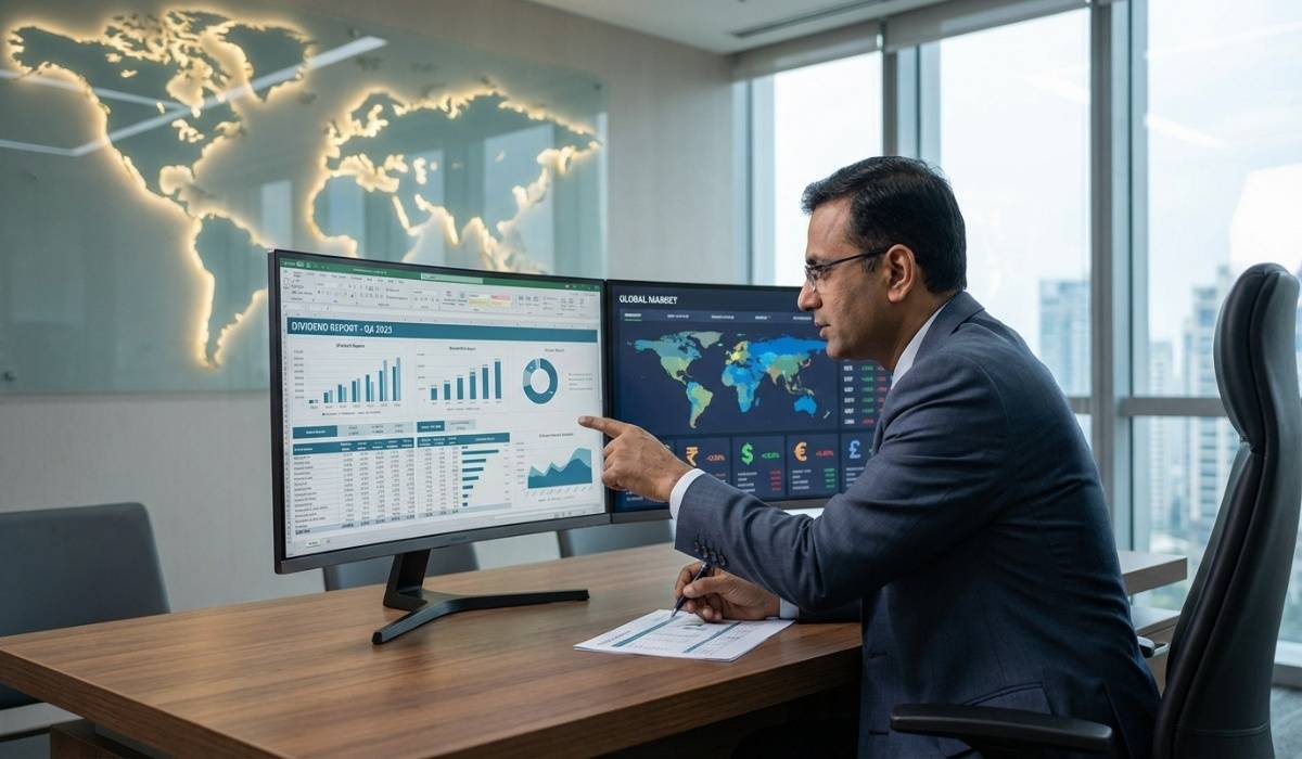 NRI checking his indian portfolio