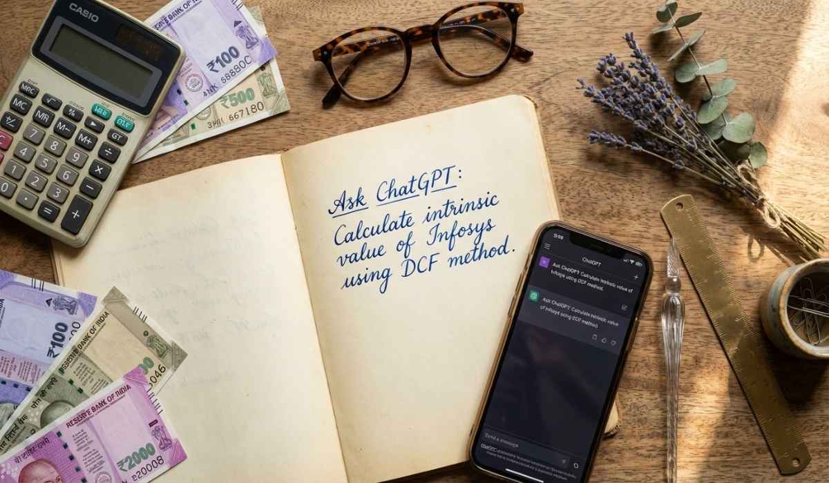 Chatgpt prompts hand written on notebook