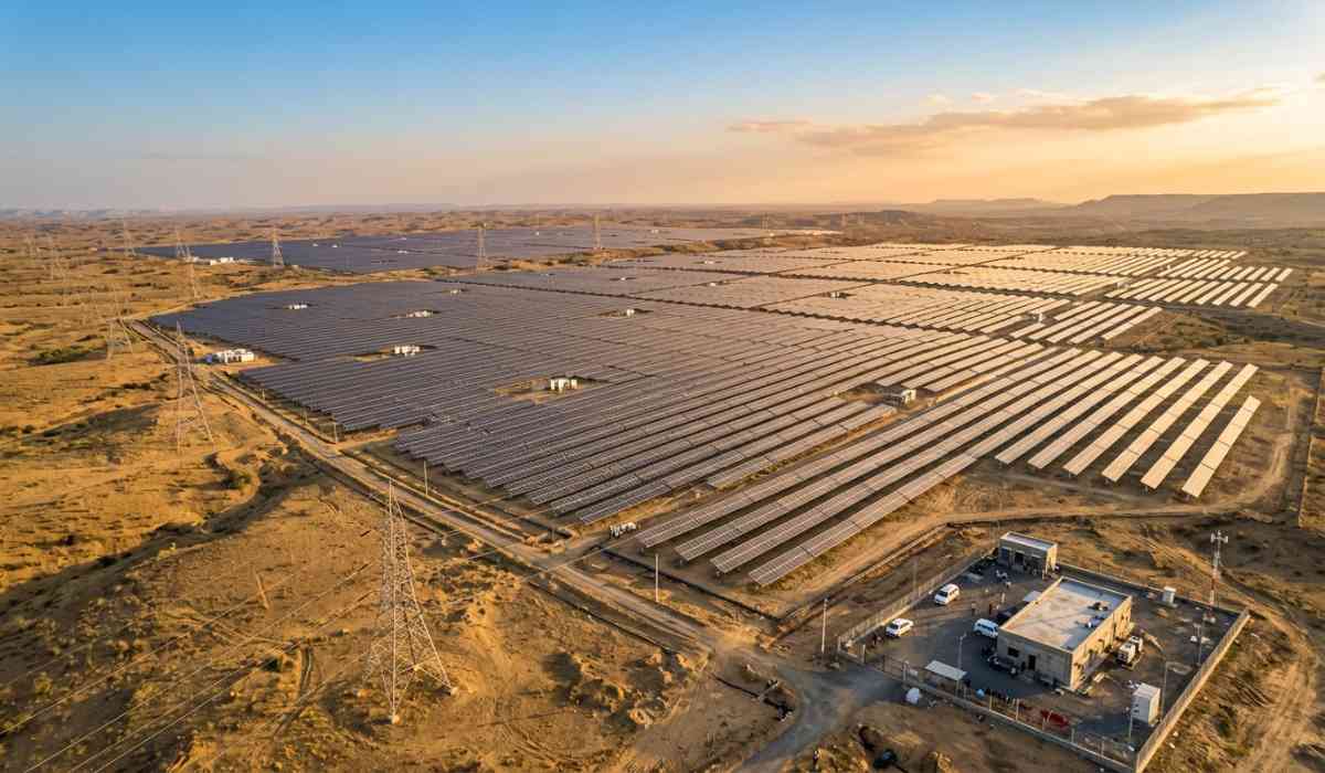 Solar energy farm in India