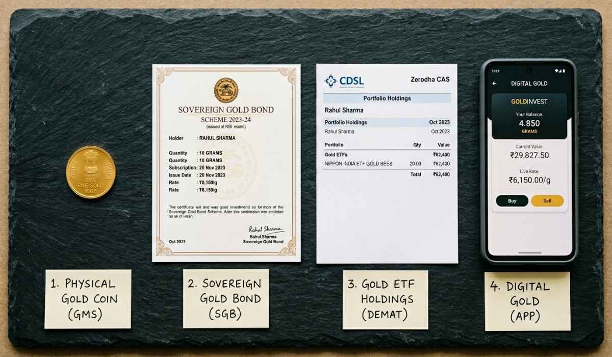 gold investment instructions