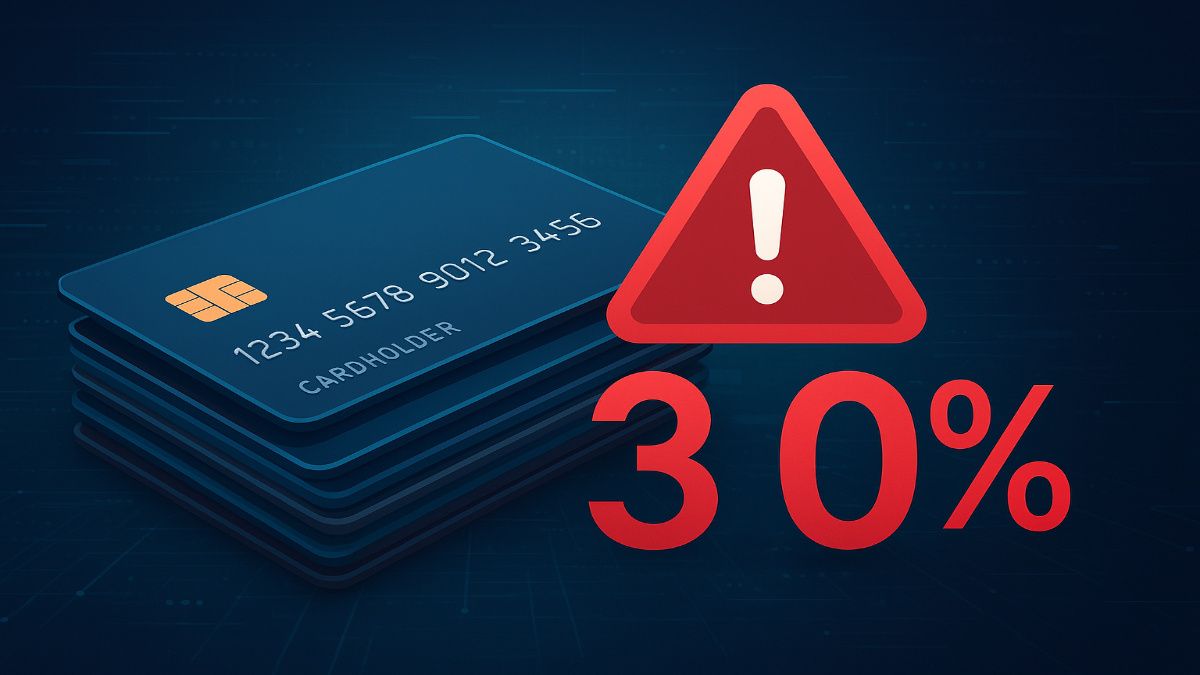 Credit Cards Misuse over 30% utilization