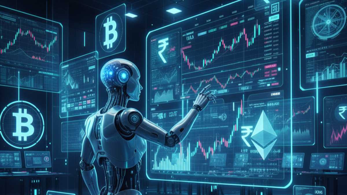 AI Robot analysis bitcoin