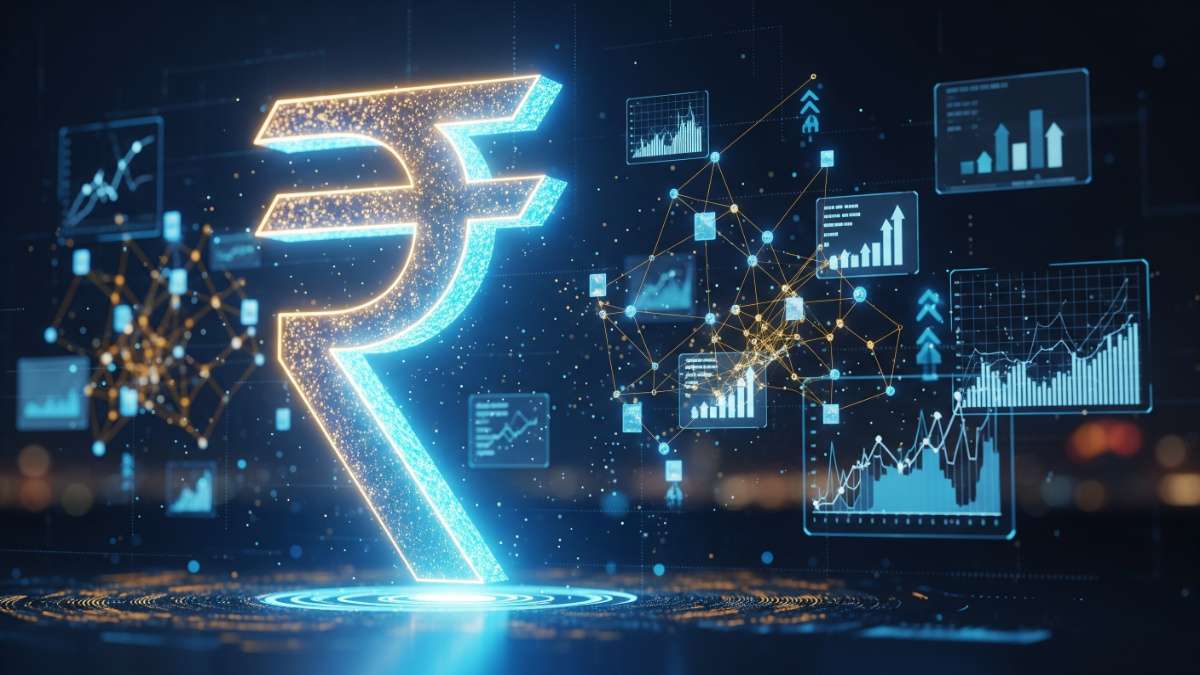Indian Rupee with graphs