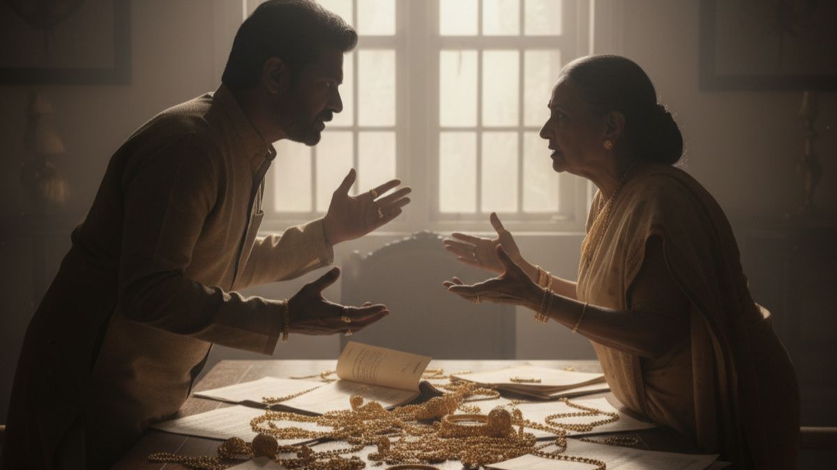 family fight over gold jewellery