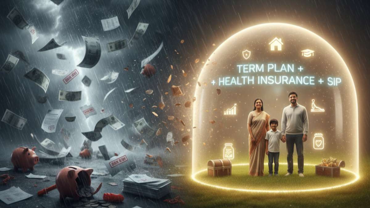 टर्म प्लान + हेल्थ कवर + SIP: पैसों की चिंता खत्म करें