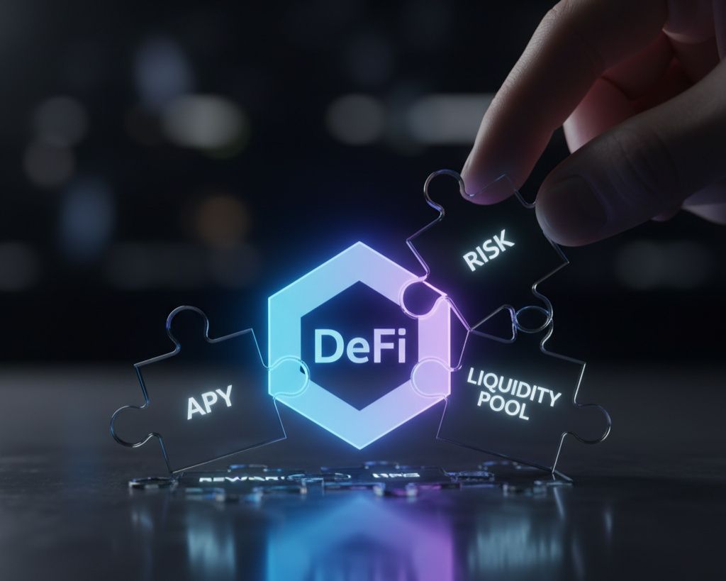 Defi APY risk liquidity pool
