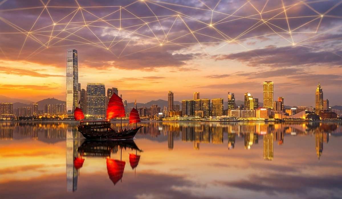 Hong Kong Victoria Harbour skyline showing financial hub connecting Indian investors to Chinese markets through HSCEI