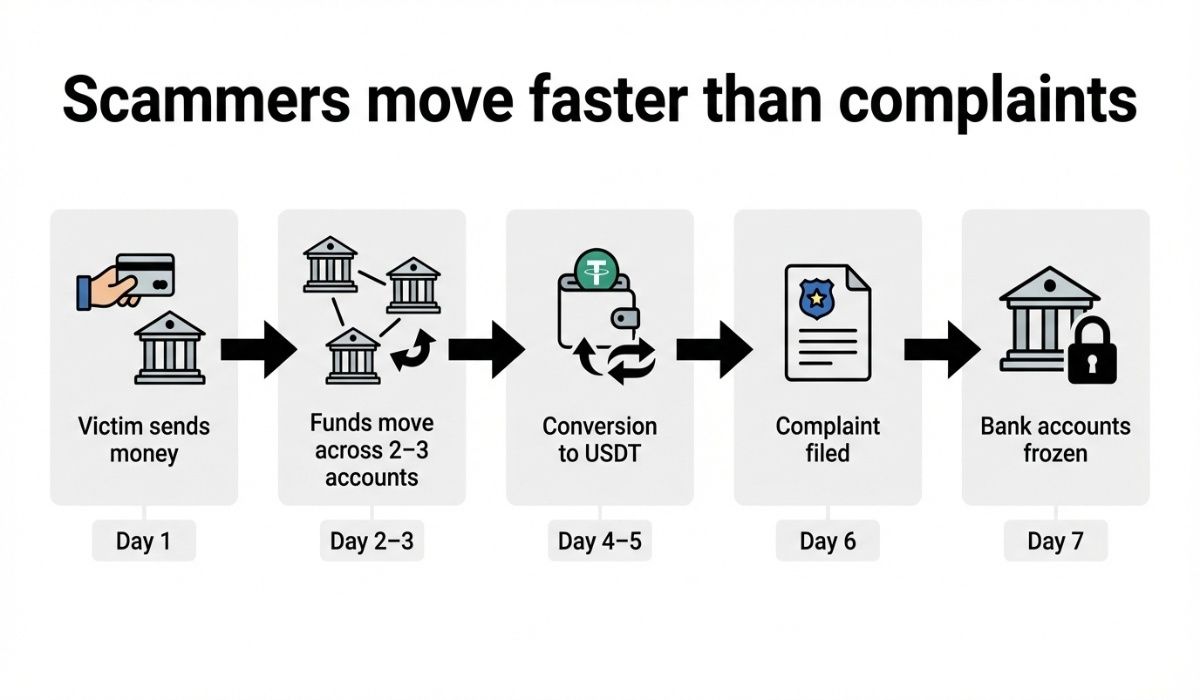 Scammers move faster than complaints