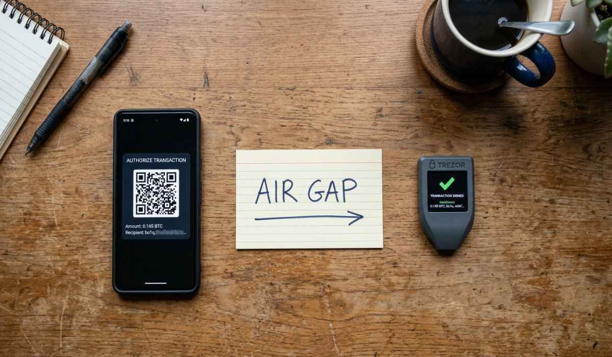 Air gap transaction 