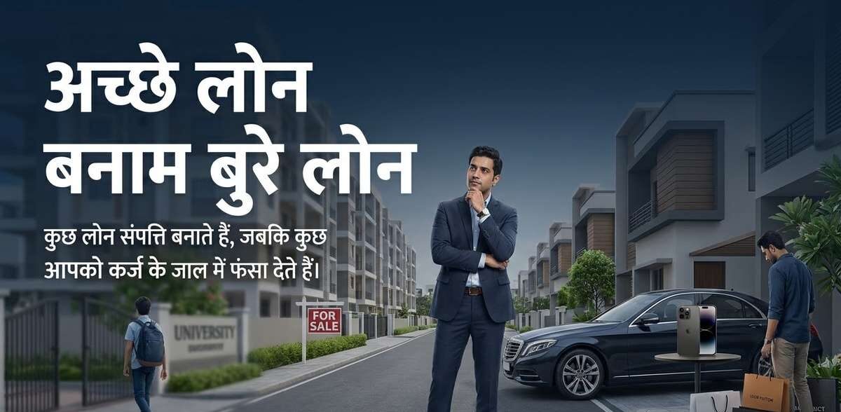 अच्छा कर्ज बनाम बुरा कर्ज: कुछ कर्ज भविष्य बनाते हैं, कुछ जाल में फंसाते हैं