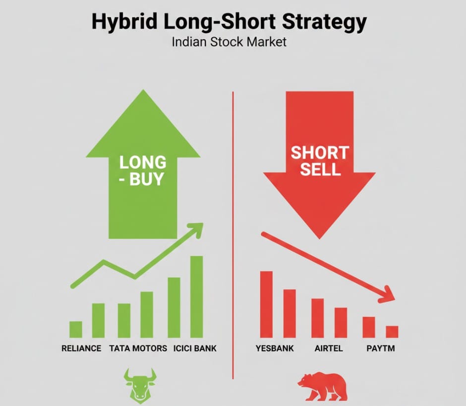 Hybrid long short strategy example