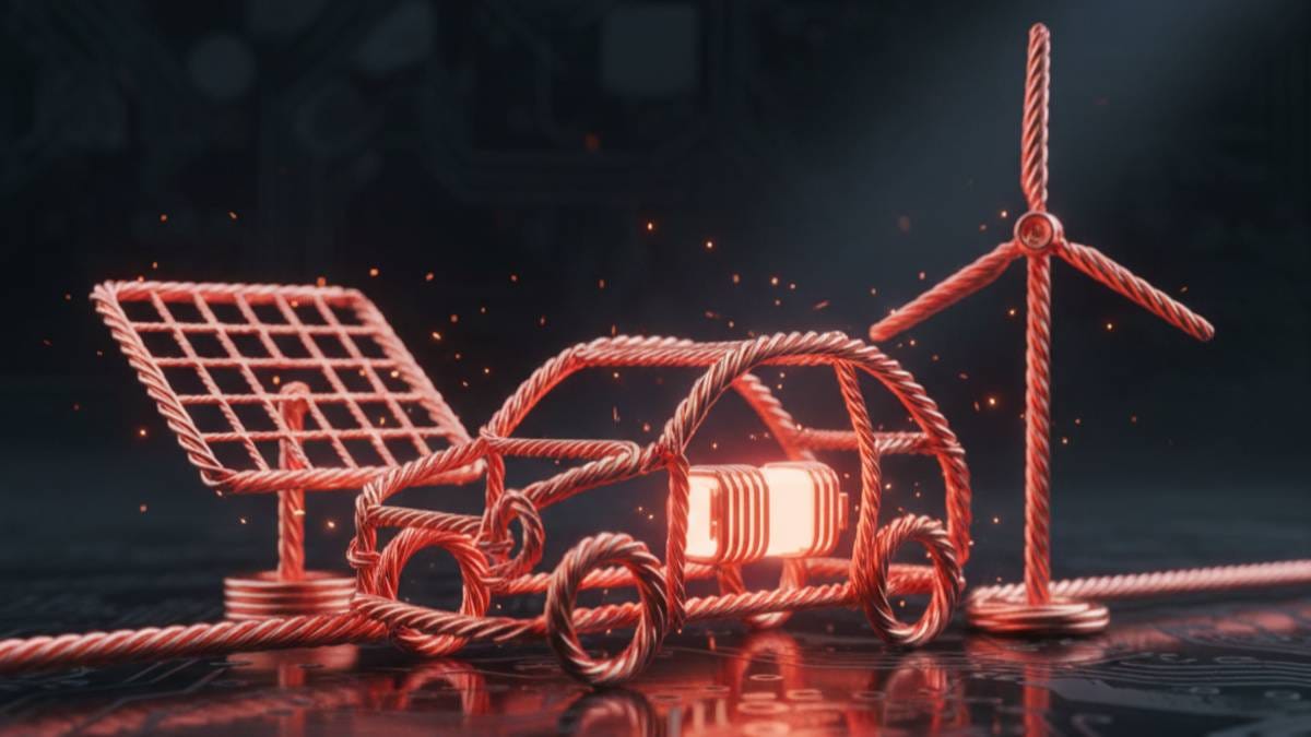 symbols made from copper
