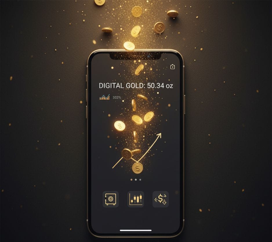 digital gold on screen