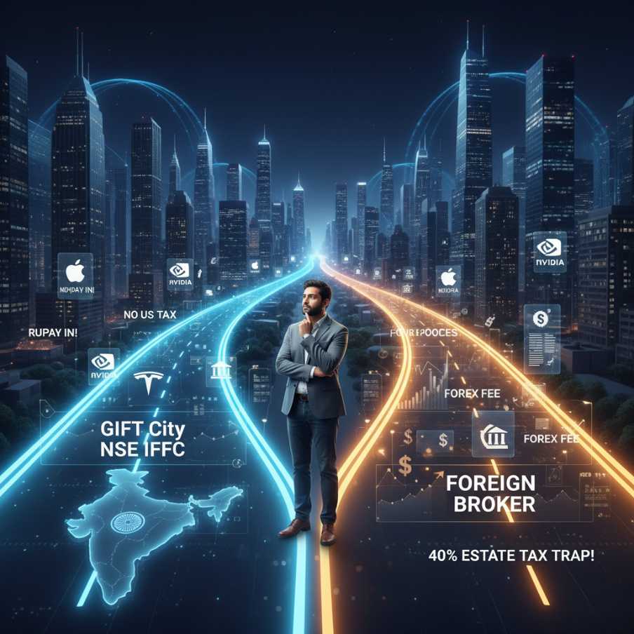 gift city vs foreign broker