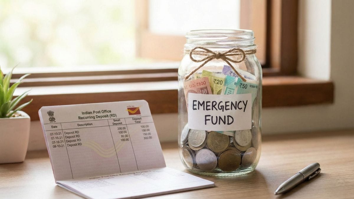 Emergency fund collected with passbook