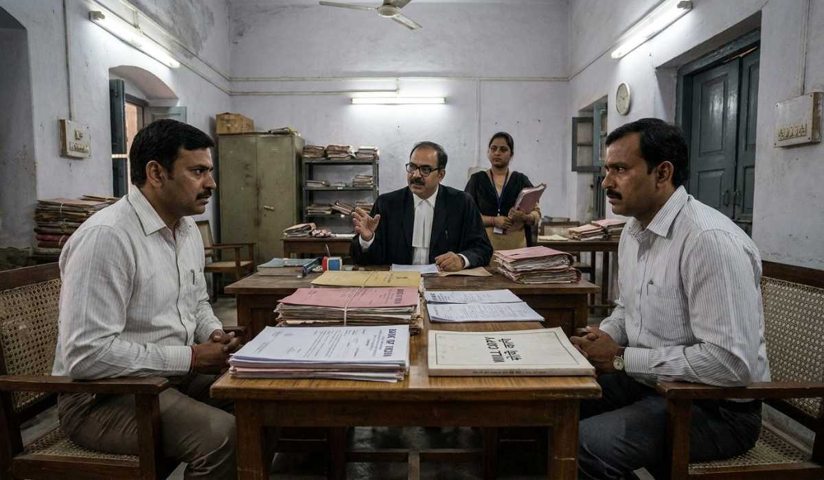 Brothers in court office