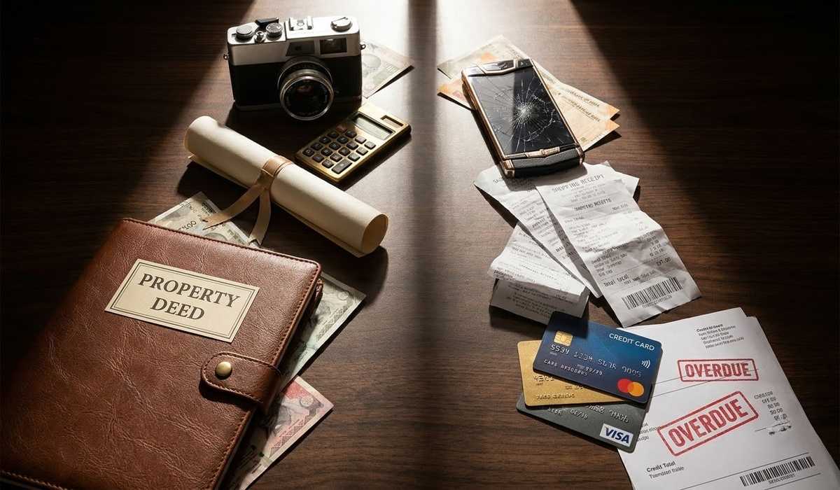 loan documents on desk